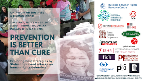 un business & human rights forum event - 2019